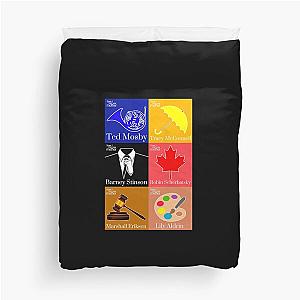 How I Met Your Mother - Characters Logos Collage PrintArt (Vertical) Duvet Cover