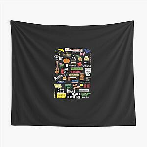 How I Met Your Mother  HIMYM  TV Show  Collage Tapestry