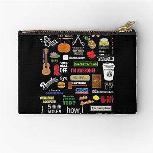 How I Met Your Mother  HIMYM  TV Show  Collage Zipper Pouch