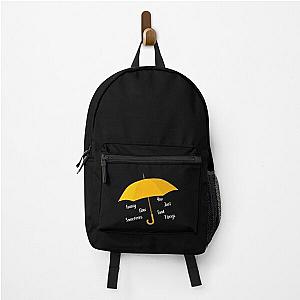 yellow umbrella funny how sometimes you just find things HIMYM Backpack