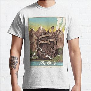 Howl's Moving Castle T-Shirts - Vintage Howl's Moving Castle Classic T-Shirt RB2507 [ID916]