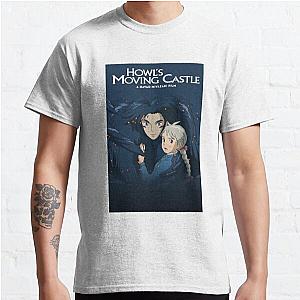 Howl's Moving Castle T-Shirts - Howl's Moving Castle Poster Classic T-Shirt RB2507 [ID922]