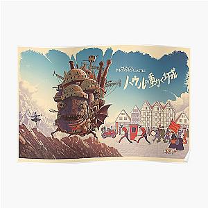 Howl's Moving Castle Posters - howl's moving castle Poster RB2507 [ID490]