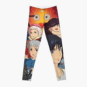 Howl's Moving Castle Leggings - howl's moving castle  Leggings RB2507 [ID577]