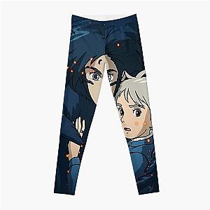 Howl's Moving Castle Leggings - Howl's Moving Castle Poster Leggings RB2507 [ID591]