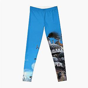 Howl's Moving Castle Leggings - Howl's Moving Castle Poster Leggings RB2507 [ID595]