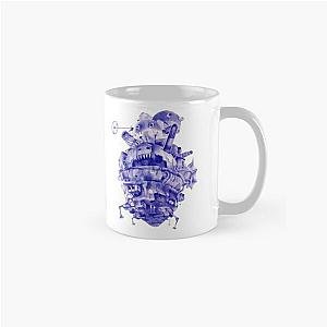 Howl's Moving Castle Mugs - Howl's Moving Castle in Blue Classic Mug RB2507 [ID668]