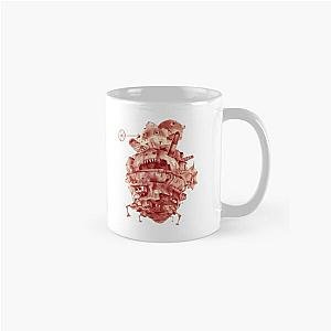 Howl's Moving Castle Mugs - howl's moving castle in red Classic Mug RB2507 [ID666]