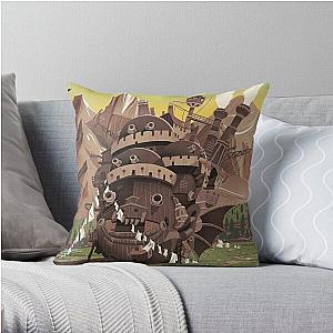 Howl's Moving Castle Pillows - Vintage Howl's Moving Castle Throw Pillow RB2507 [ID725]