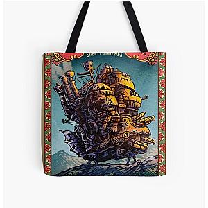 Howl's Moving Castle Bags - Howl's moving castle  Matches Version All Over Print Tote Bag RB2507 [ID765]