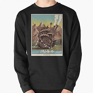 Howl's Moving Castle Sweatshirts - howl's moving castle poster Pullover Sweatshirt RB2507 [ID825]