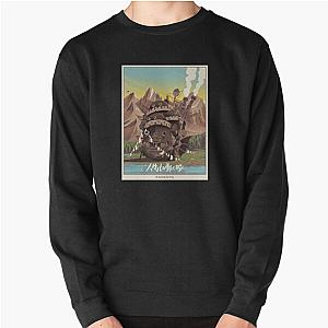 Howl's Moving Castle Sweatshirts - vintage howl's moving castle poster Pullover Sweatshirt RB2507 [ID833]