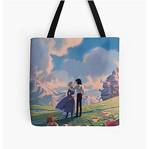 Howl's Moving Castle Bags - howl's moving castle print All Over Print Tote Bag RB2507 [ID779]