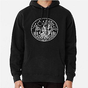 Howl's Moving Castle Hoodies - Howl's moving castle   white outline Pullover Hoodie RB2507 [ID874]