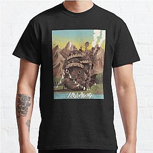 Howl's Moving Castle T-Shirts - vintage howl's moving castle Classic T-Shirt RB2507 [ID918]