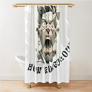 Statue Ridiculous Artwork Shower Curtain