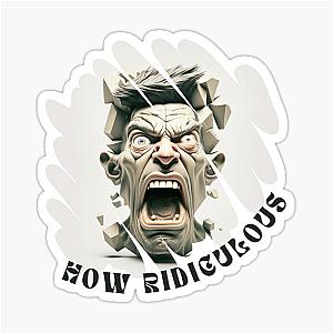 Statue Ridiculous Artwork Sticker