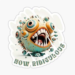 Fish Ridiculous Sticker Artwork