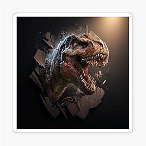 How Ridiculous Rexy Tyrannosaurus Merch Sticker