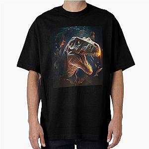 How Ridiculous Rexy Tyrannosaurus Merch Prehistoric Dinosaur Oversized T-Shirt
