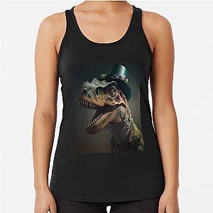 How Ridiculous Rexy Tyrannosaurus Rex Merch Prehistoric Dinosaur Racerback Tank Top