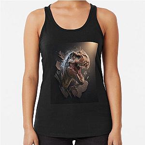 How Ridiculous Rexy Tyrannosaurus Rex prehistoric dinosaur Racerback Tank Top