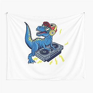 How Ridiculous Rexy Basketball Air Blue Tapestry