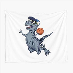 Rexy Basketball Air Rexy Slam Dunk Tapestry