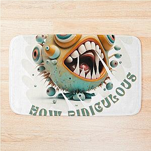 Fish Ridiculous Artwork Bath Mat