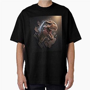 How Ridiculous Rexy T-Rex Merch prehistoric dinosaur Oversized T-Shirt