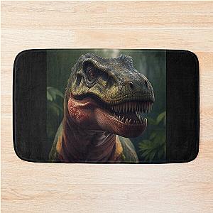 How Ridiculous Rexy Tyrannosaurus prehistoric dinosaur bath mat
