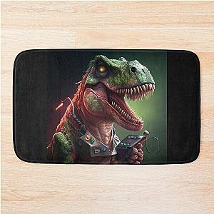 How Ridiculous Rexy Tyrannosaurus Dinosaur Bath Mat