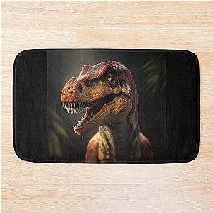 How Ridiculous Rexy Tyrannosaurus Merch Prehistoric Dinosaur Bath Mat