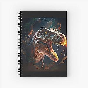 How Ridiculous Rexy T-Rex Merch prehistoric dinosaur Spiral Notebook