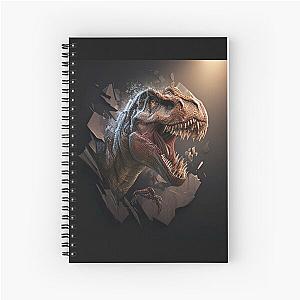 How Ridiculous Rexy Tyrannosaurus Merch Southwestern Spiral Notebook