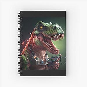 How Ridiculous Rexy Tyrannosaurus Merch Spiral Notebook