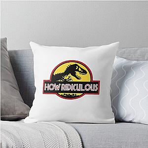 How ridiculous Rexy throw pillow