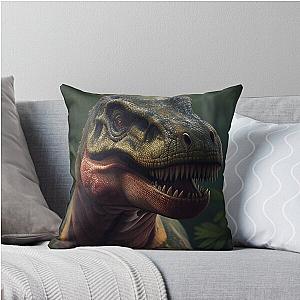 How Ridiculous Rexy Throw Pillow prehistoric dinosaur Merch
