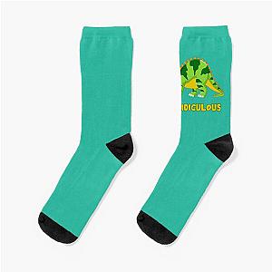 How Ridiculous Rexy Funny Fish Yellow Gift Socks