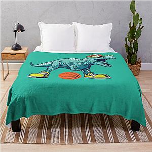 How Ridiculous Rexy Basketball Air Throw Blanket
