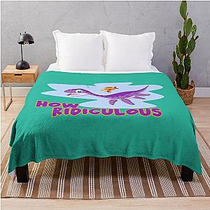 How Ridiculous Rexy Funny Purple Gift Throw Blanket