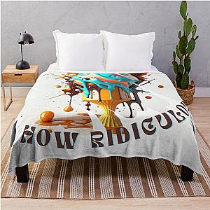 Ice Cream Ridiculous Artwork Throw Blanket