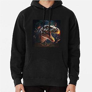 How Ridiculous Rexy Tyrannosaurus Prehistoric Dinosaur Pullover Hoodie