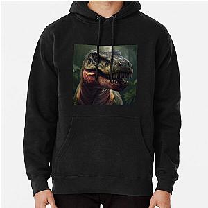 How Ridiculous Rexy Tyrannosaurus Prehistoric Dinosaur Pullover Hoodie