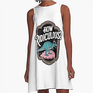 How Ridiculous Artwork Sticker A Line Dress