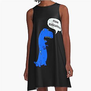 How Ridiculous Rexy Merch Dinosaur A-Line Dress