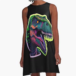 How Ridiculous Rexy Tyrannosaurus A-Line Dress