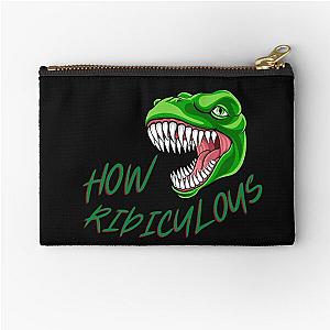 How Ridiculous Rexy Merch Dinosaur Zipper Pouch