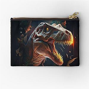 How Ridiculous Rexy Tyrannosaurus Merch Prehistoric Dinosaur Zipper Pouch