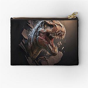 Rexy T-Rex Merch prehistoric dinosaur Zipper Pouch